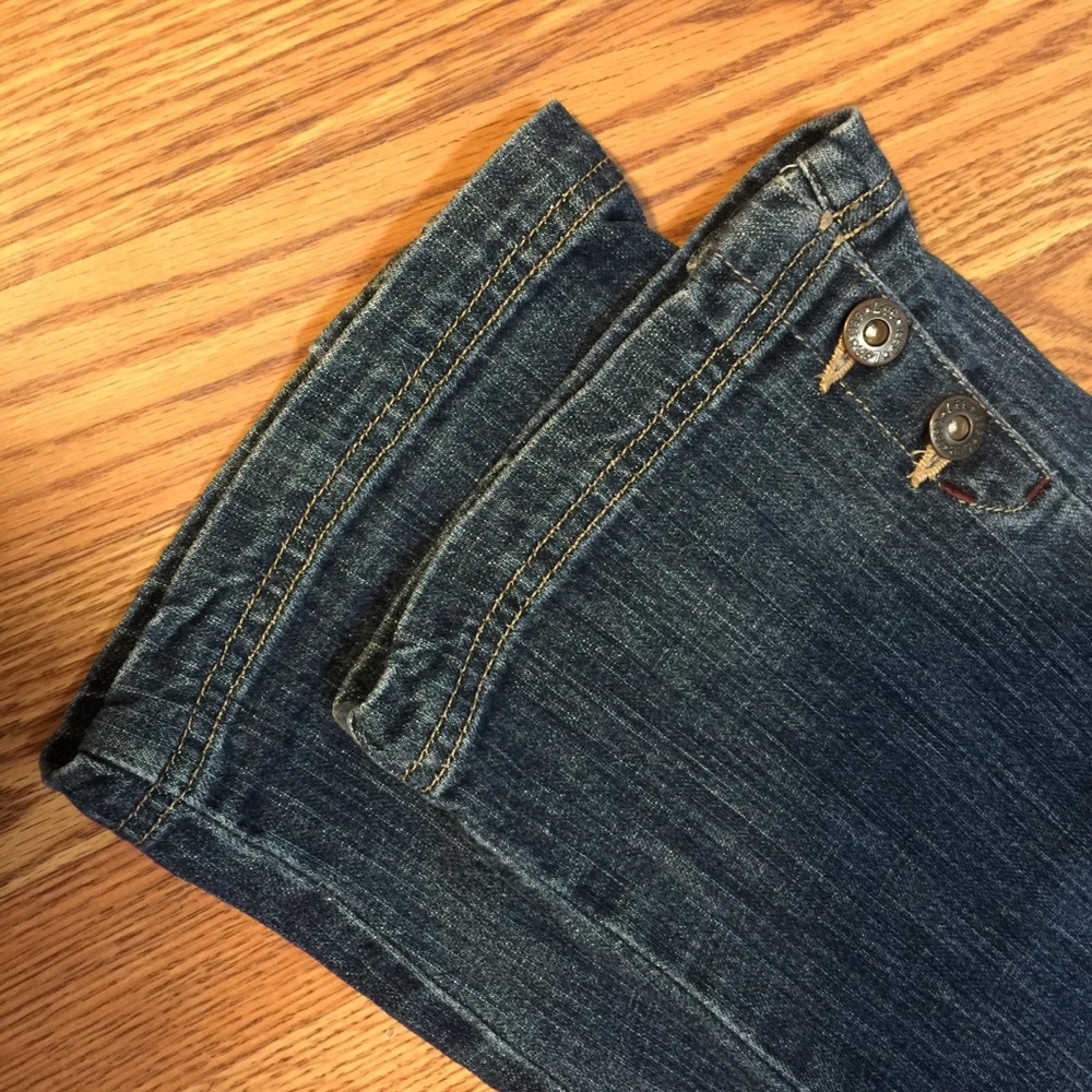 ▫️Lee Just Below The Waist Denim Capris Size 8M - Picture 6 of 7
